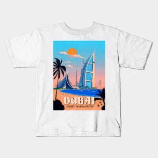 Dubai - United Arab Emirates Kids T-Shirt